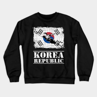 Korea Republic Soccer Supporter Goalkeeper Shirt Crewneck Sweatshirt